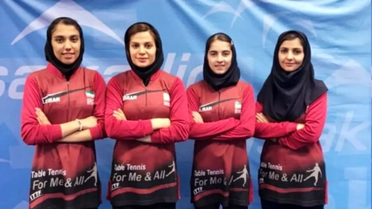 تیم تنیس روی میز بانوان ایران در مسابقات فنلاند شکست خورد