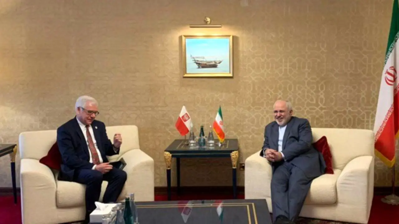 رایزنی وزرای خارجه لهستان و ایران در دوحه