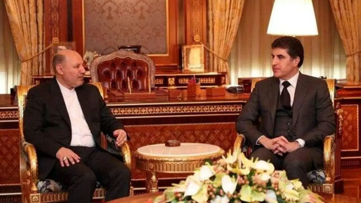 سرکنسول ایران با رئیس اقلیم کردستان عراق دیدار کرد