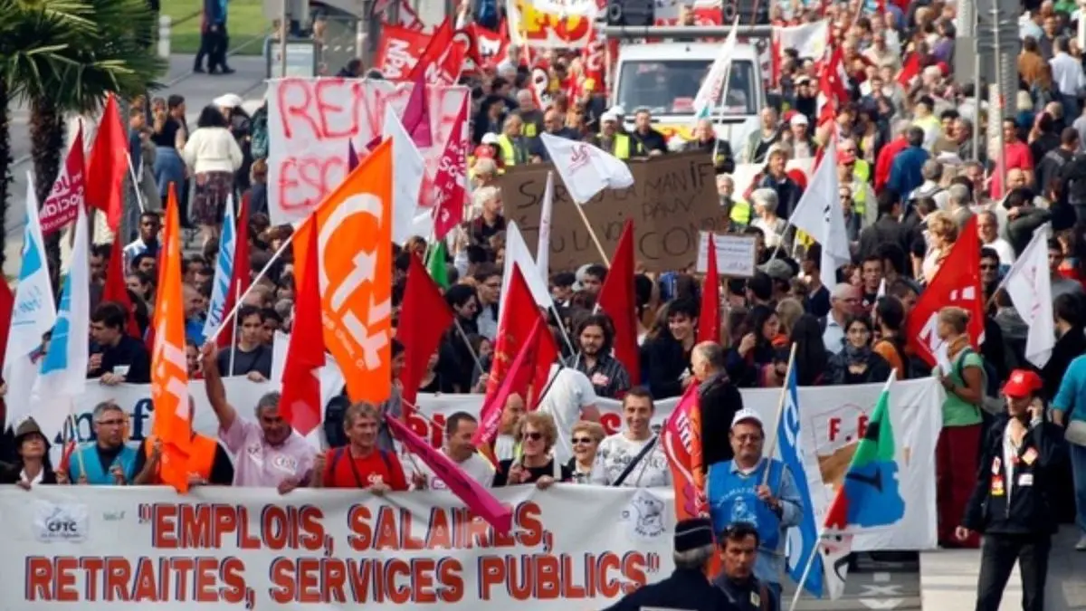 ادامه تظاهرات گسترده در فرانسه علیه طرح اصلاحات بازنشستگی