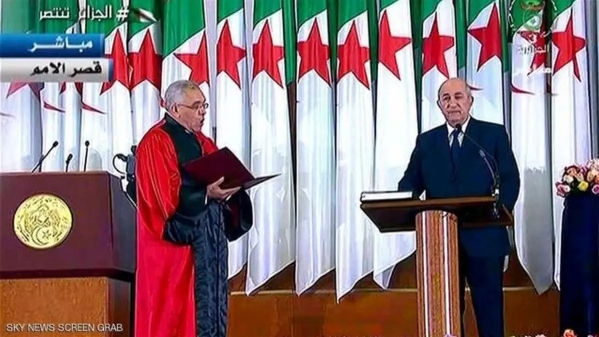 رییس جمهوری منتخب الجزایر سوگند یاد کرد
