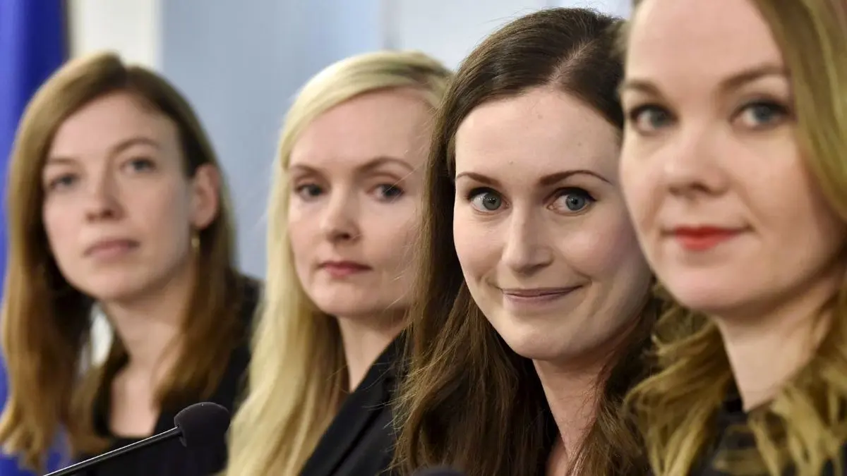 دولت جدید فنلاند متشکل از 12 زن و 7 مرد است + عکس