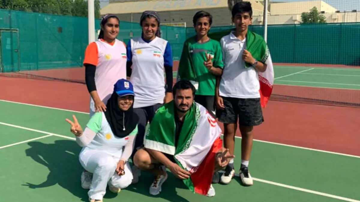 درخشش تنیس بازان زیر 13 سال ایران در غرب آسیا