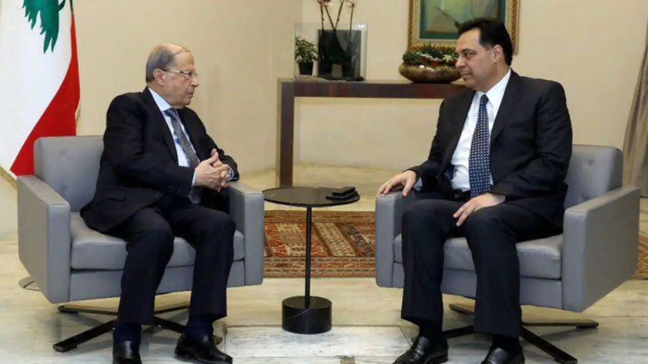 «دیاب» و «میشل عون» درباره تشکیل کابینه لبنان رایزنی کردند