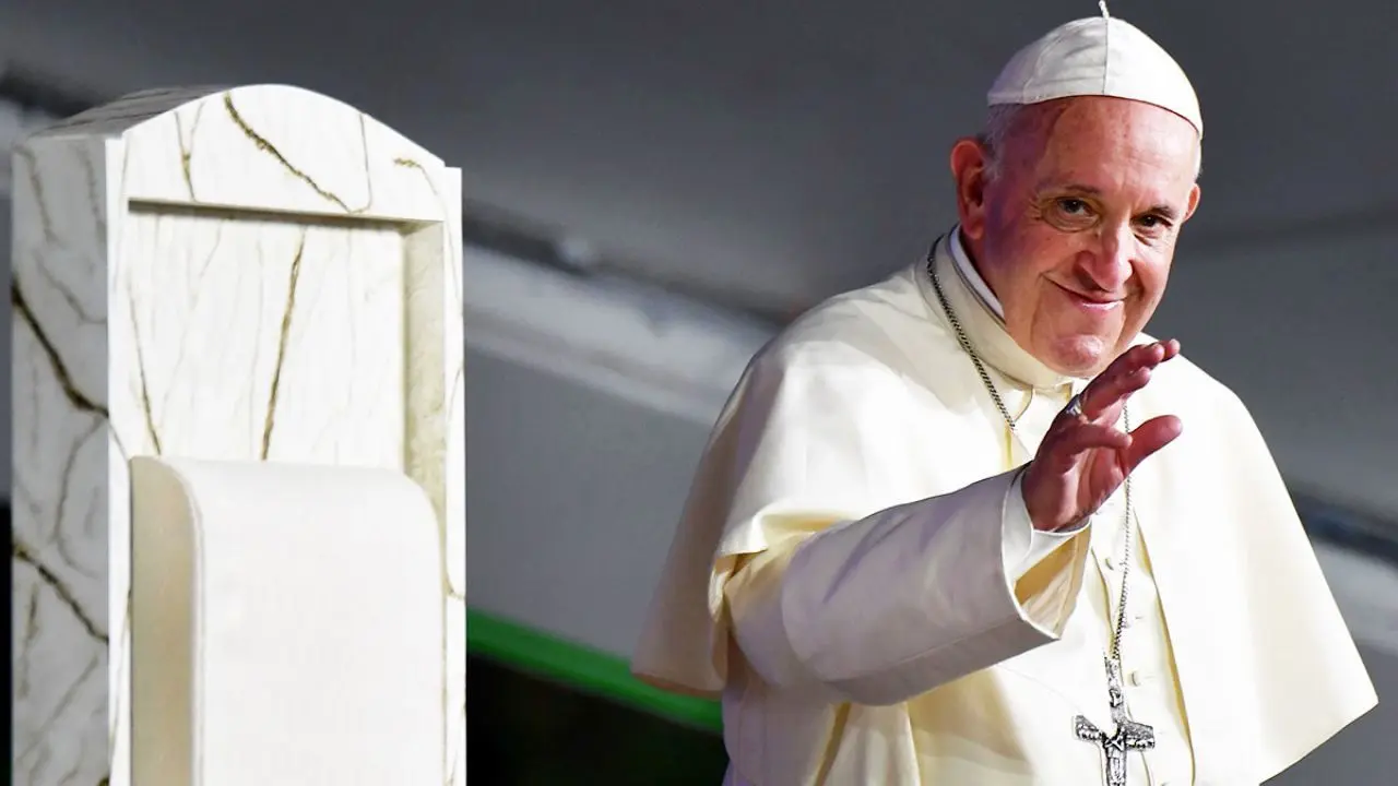 عصبانیت پاپ فرانسیس در مراسم شب سال نو + ویدئو
