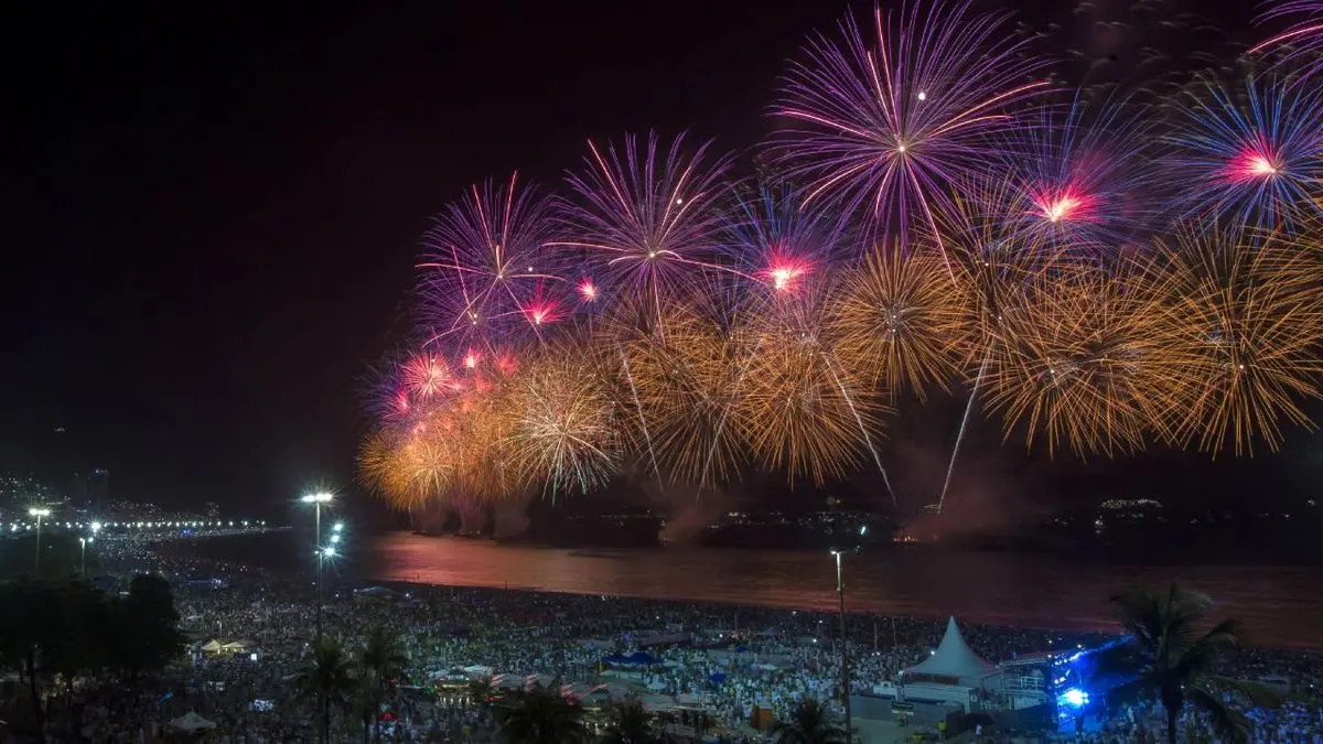 مراسم سال نوی میلادی در شبه‌جزیره کره چگونه برگزار شد؟ + ویدئو