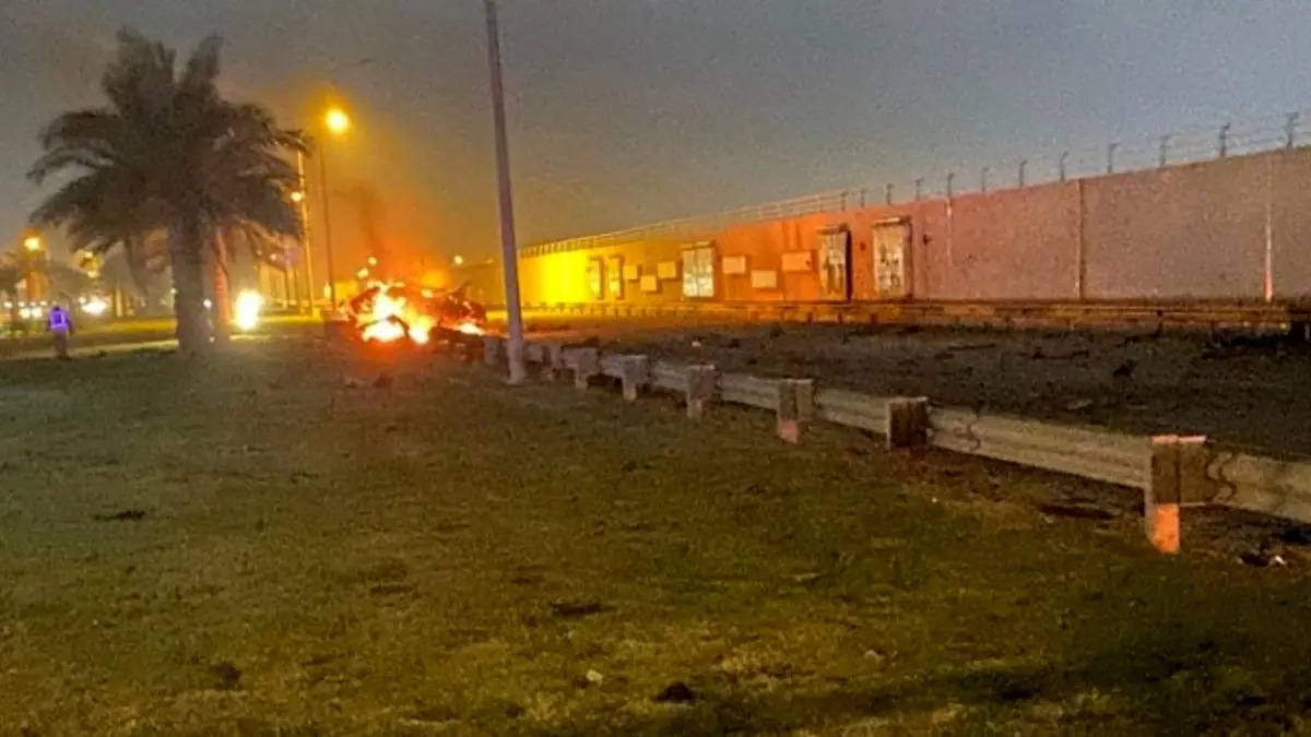 انفجار نزدیک فرودگاه بغداد/ اعضای «حشد شعبی» ترور شدند