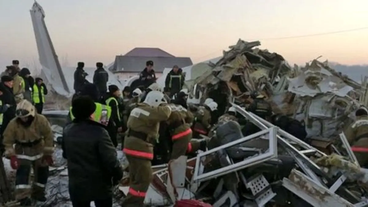 یک هواپیمای مسافری در قزاقستان دچار سانحه شد