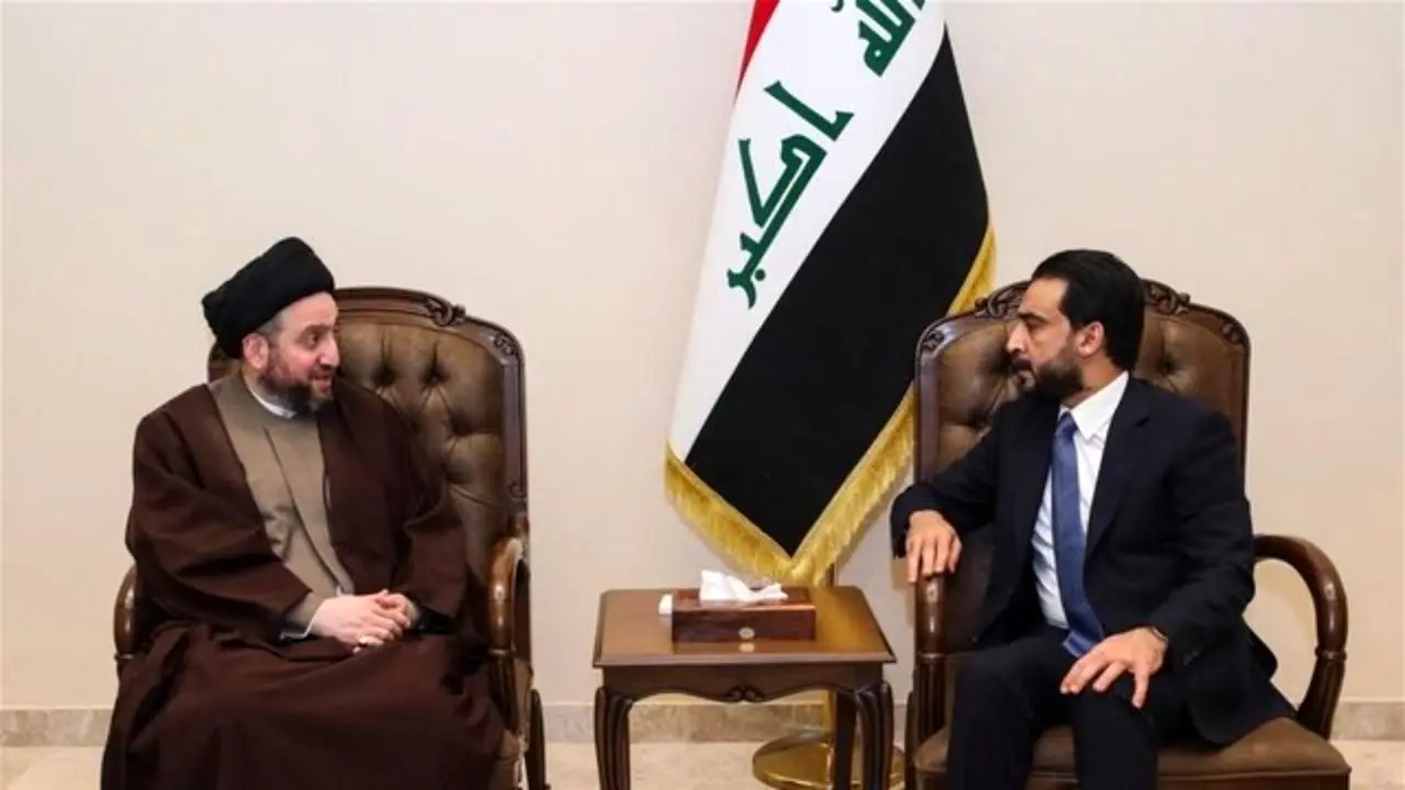 دیدار رئیس پارلمان عراق با عمار حکیم