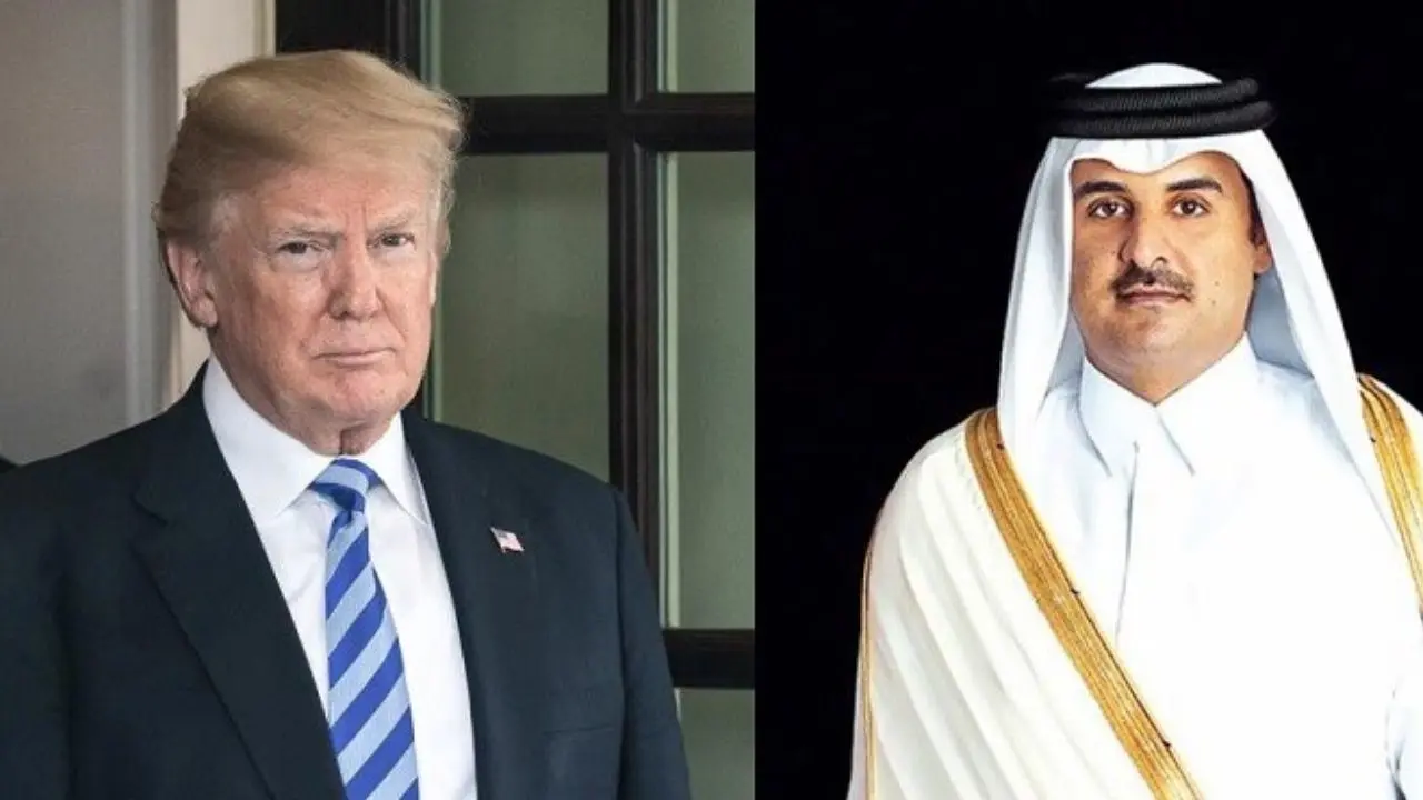 گفت‌وگوی ترامپ با امیر قطر