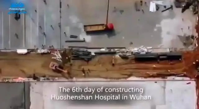 بیمارستانی که در 10 روز ساخته شد! +ویدئو