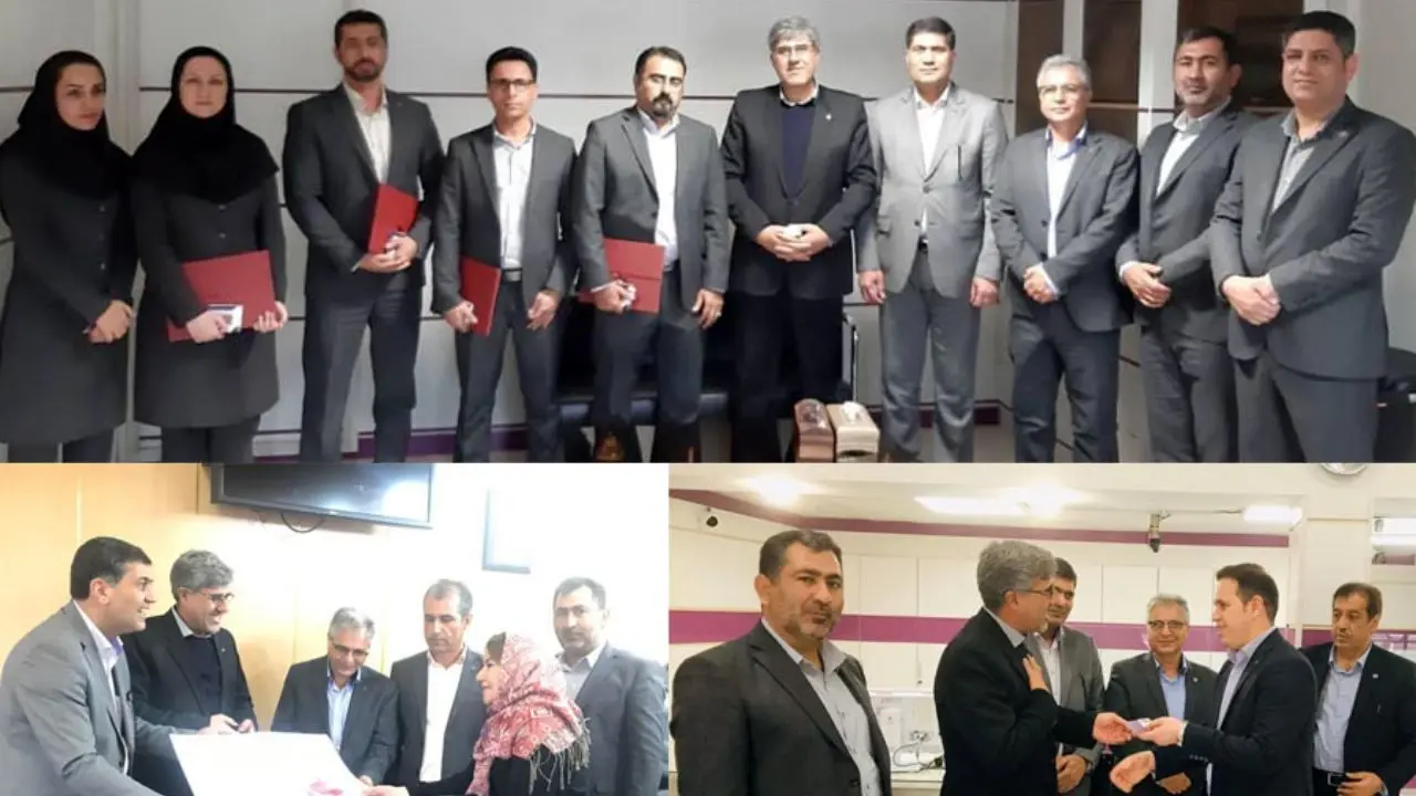 مدیران ارشد بانک ایران زمین از شعب استان فارس بازدید کردند