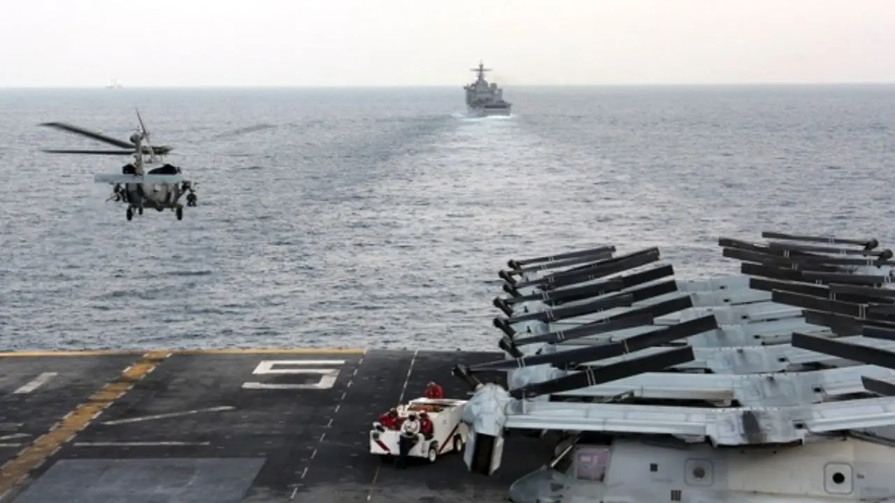 کشتی آمریکایی «یو اس اس باتان» وارد خلیج فارس شد