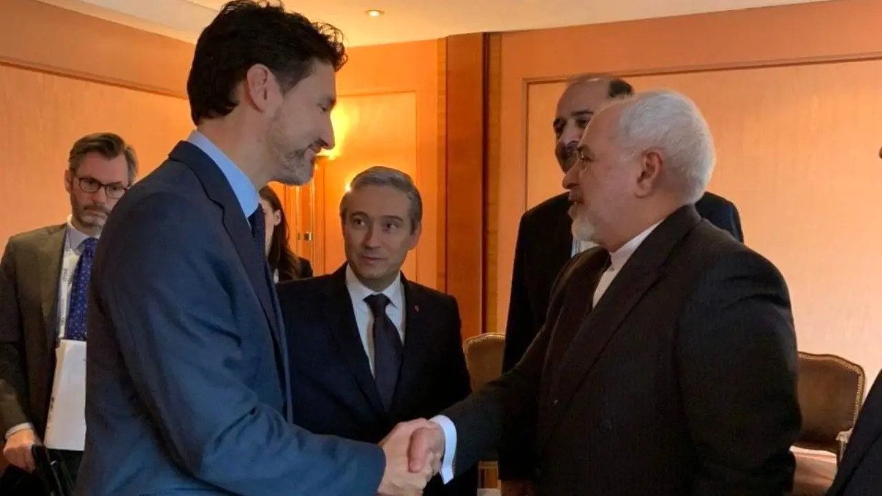 ظریف با نخست‌وزیر کانادا در مونیخ دیدار کرد