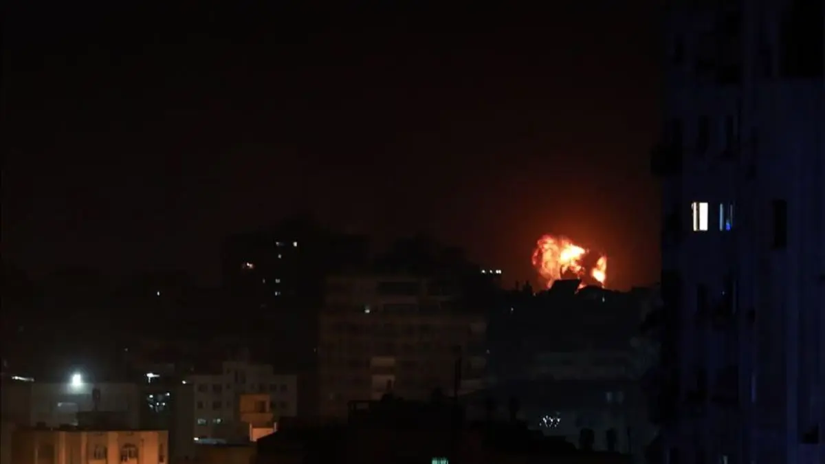 رژیم‌ صهیونیستی به اهدافی در نوار غزه حمله کرد