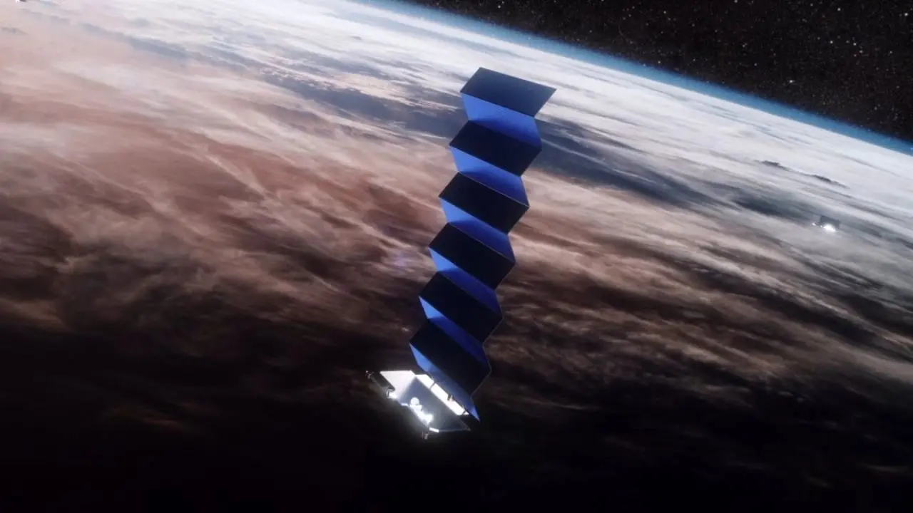 اسپیس ایکس 60 ماهواره اینترنتی به فضا برد + ویدئو