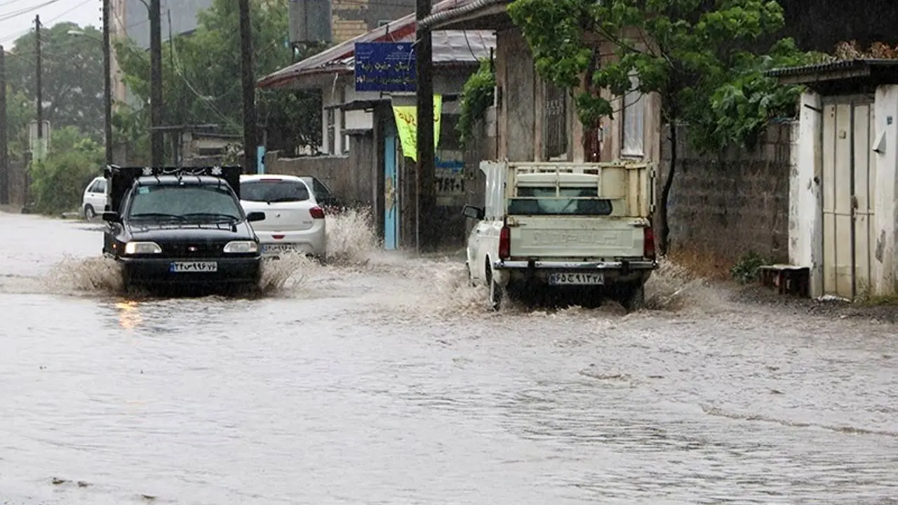 بارش شدید باران در 10 استان کشور