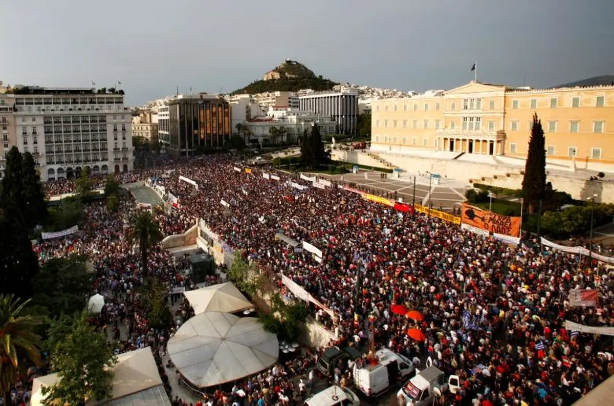 ده‌ها نفر در اعتراضات اخیر یونان زخمی شدند