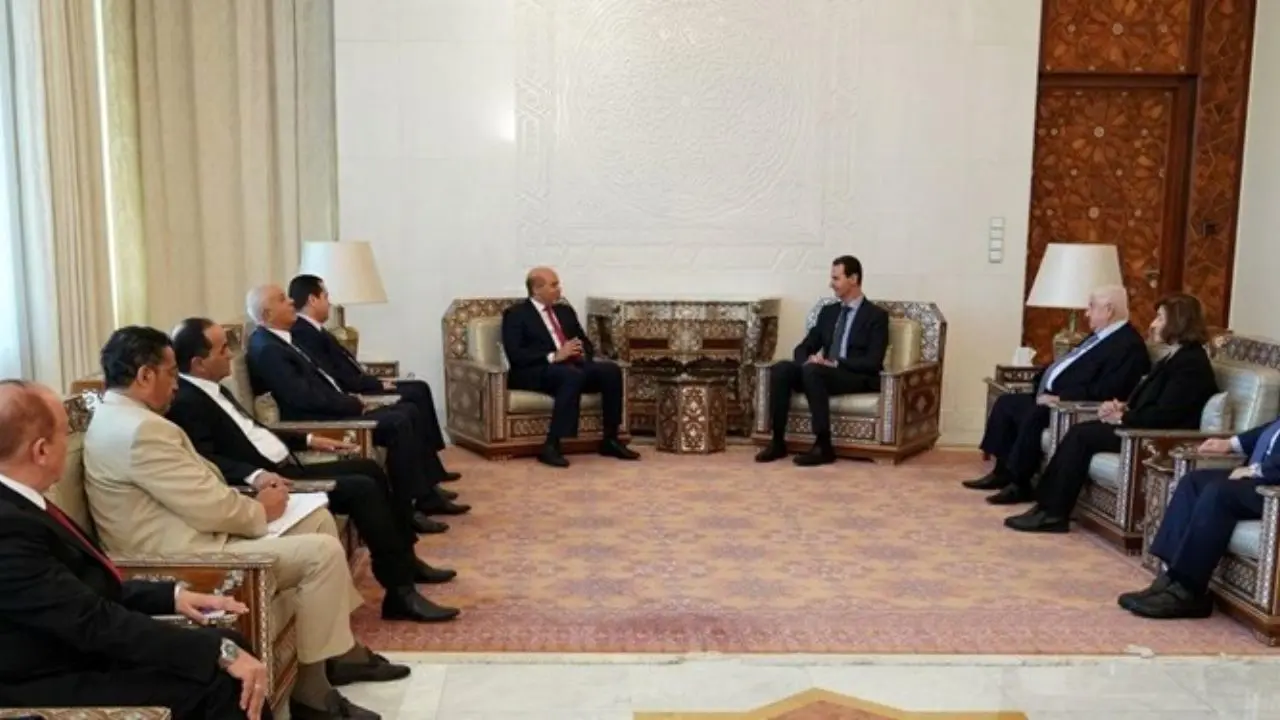 هیأت شرق لیبی با بشار اسد دیدار کرد