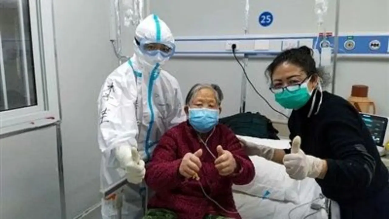 پیرترین بهبودیافته کرونا از بیمارستانی در چین مرخص شد