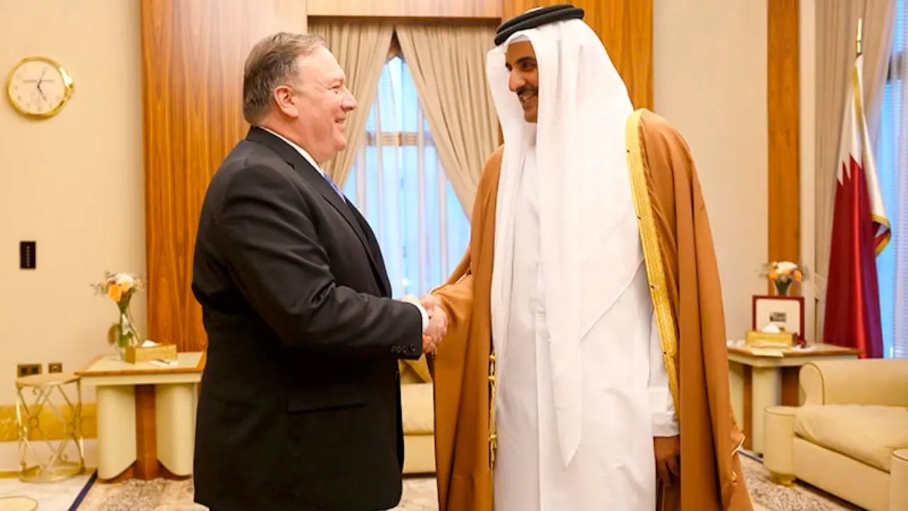 وزیر خارجه آمریکا با امیر قطر دیدار کرد