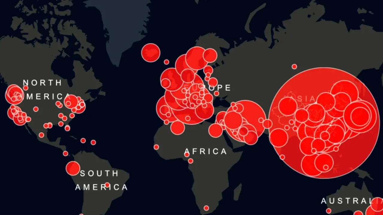 مهمترین پایگاه اطلاعاتی آمار کرونا در جهان هک شد