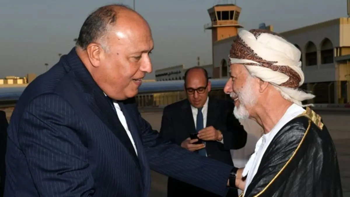 وزیر خارجه مصر با سلطان عمان دیدار کرد
