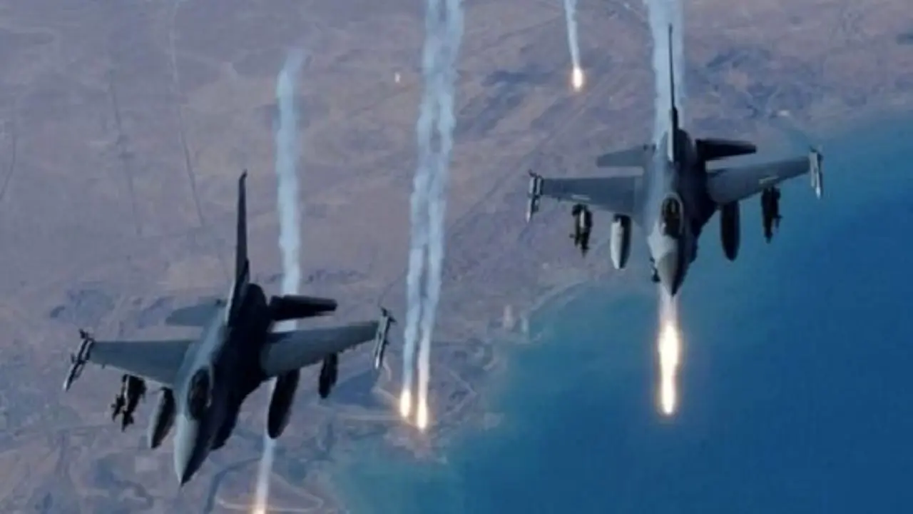 حمله جنگنده‌های عراقی به مواضع داعش در ارتفاعات حمرین