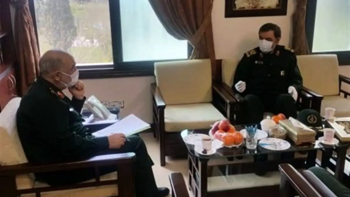 دبیر مجمع تشخیص مصلحت نظام با سرلشکر سلامی دیدار کرد