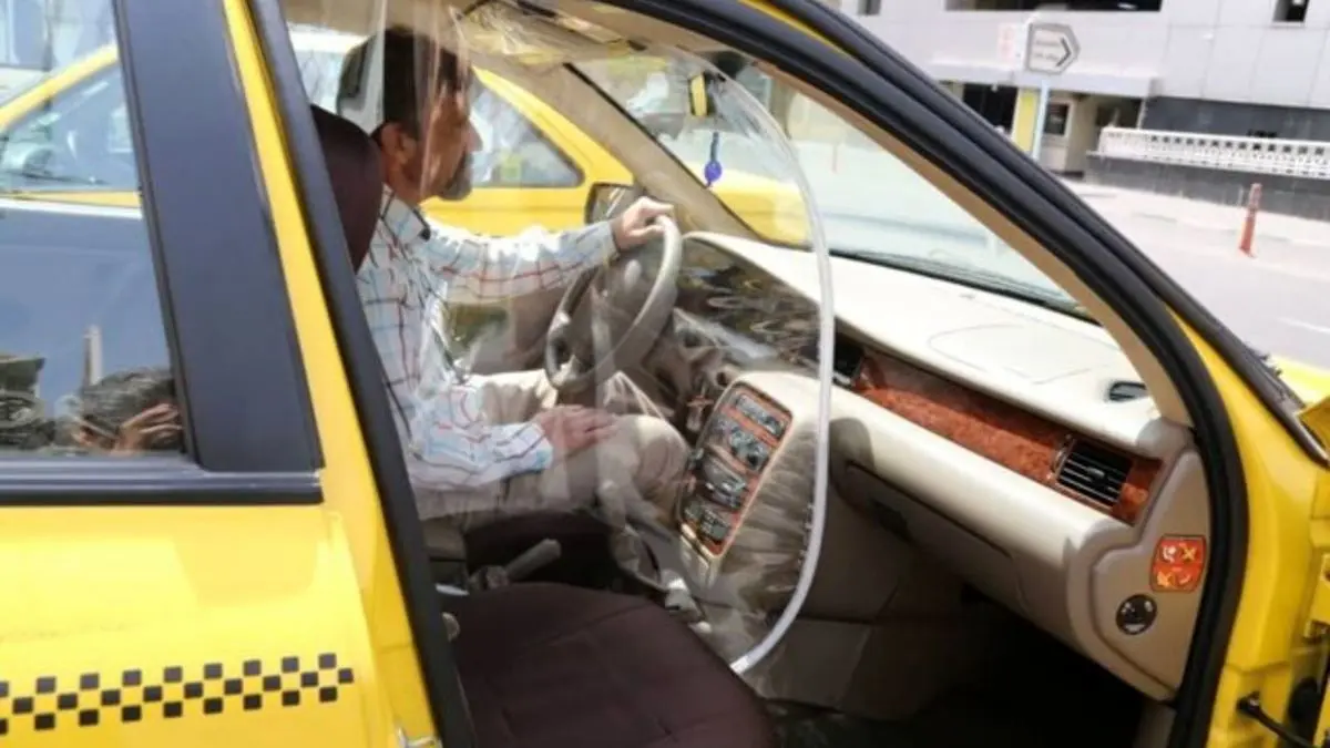 تاکسی‌های تهران و اجرای طرح فاصله‌گذاری اجتماعی