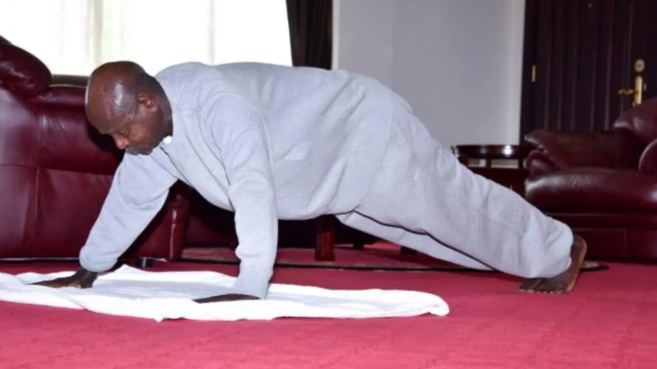 کرونا از رئیس‌جمهور اوگاندا مربی ورزش ساخت