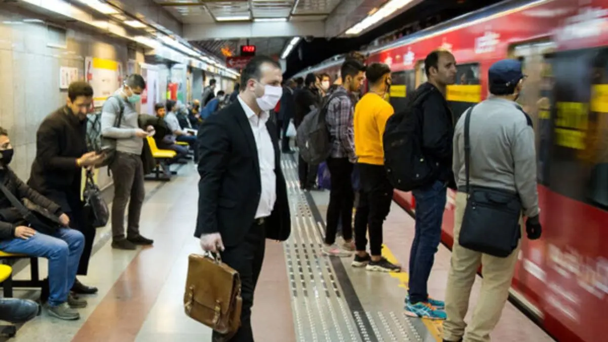 رشد 40 درصدی مسافران مترو در روز گذشته/ مسافران مترو حتما ماسک بزنند