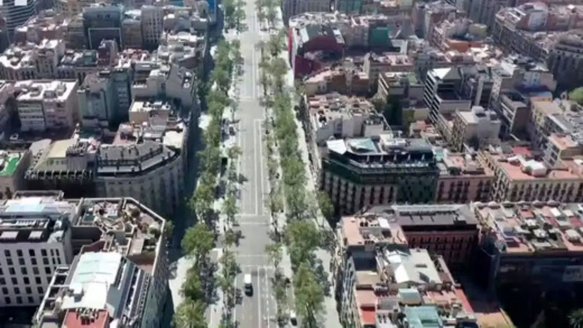 وقتی شهر بارسلونا در وحشت کرونا به سر می‌برد + ویدیو