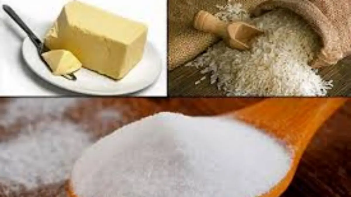 توزیع شکر، برنج و روغن تنظیم بازاری از شنبه+قیمت