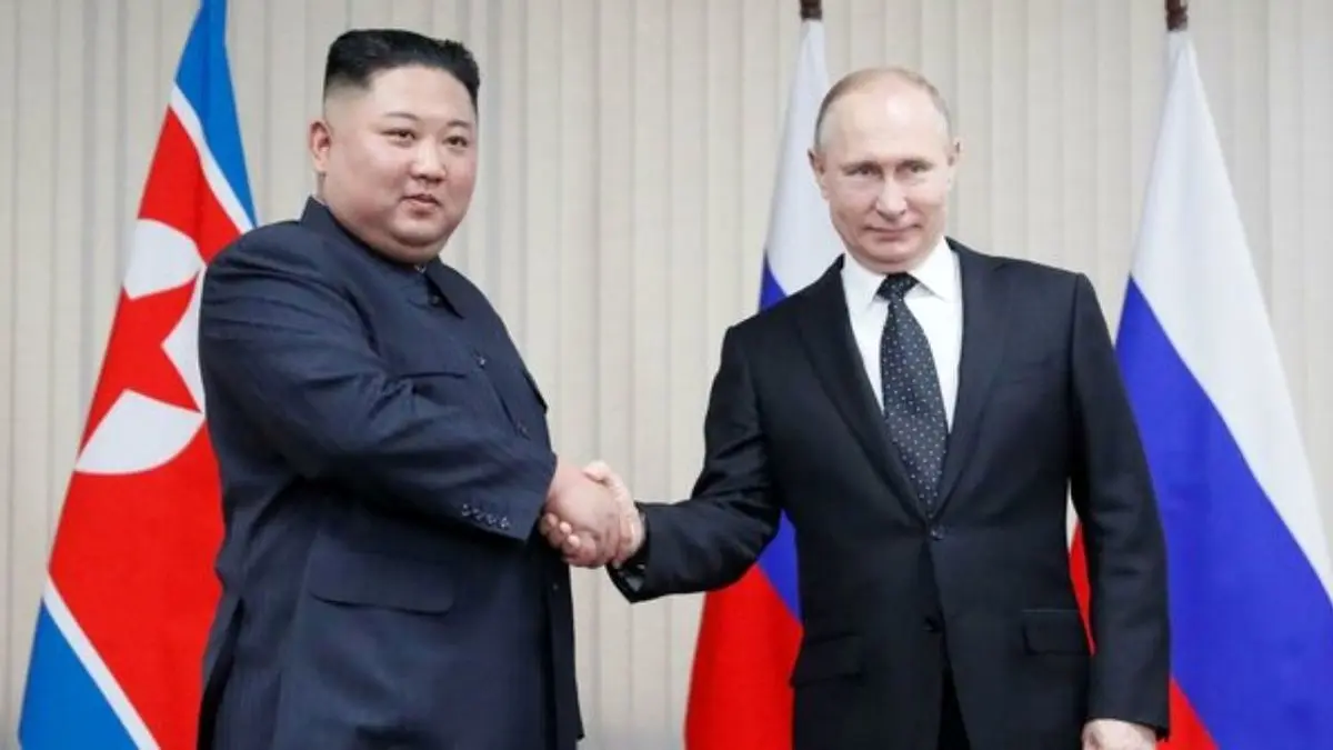 پیام تبریک رهبر کره شمالی به پوتین
