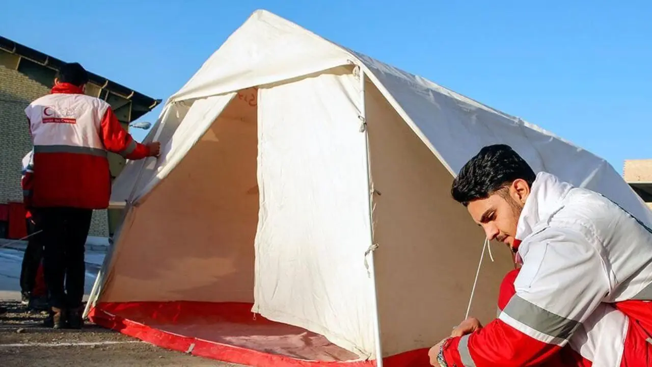 زلزله| اردوگاه اسکان اضطراری در دماوند راه‌اندازی شد