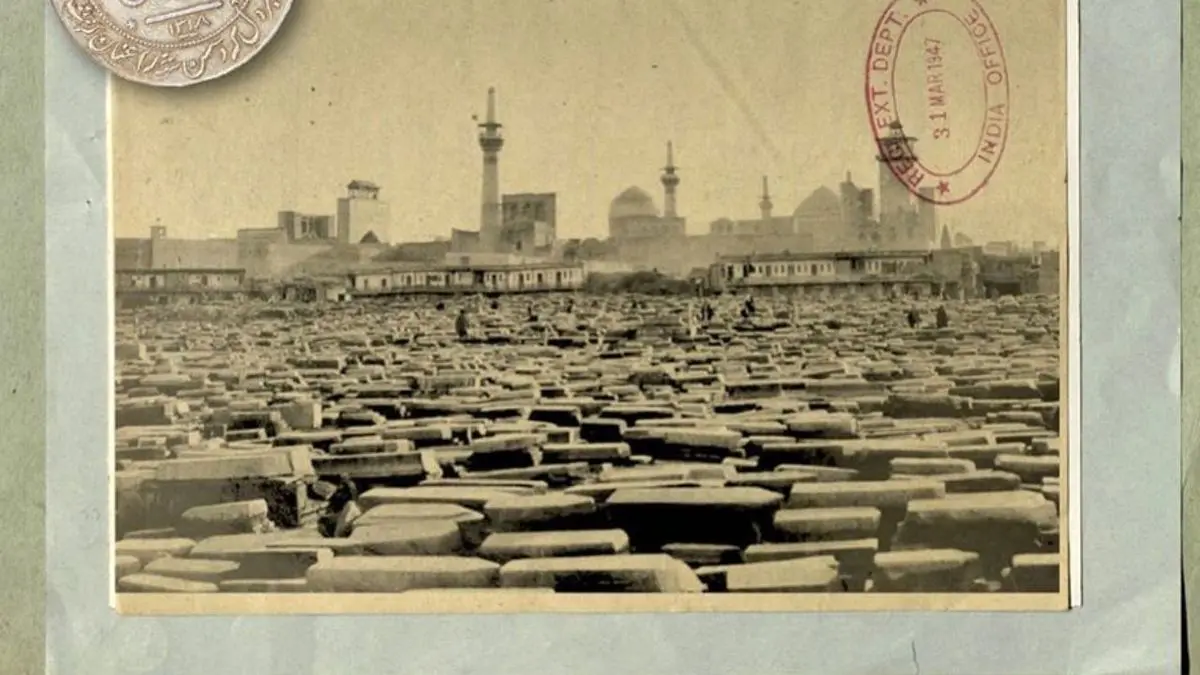 عکسی تاریخی از تابوت مردگان در مشهد