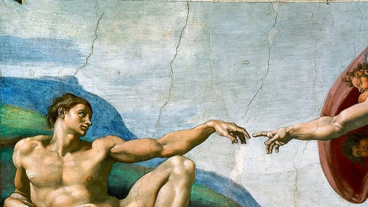 نقاشی «آفرینش آدم» میکل آنژ مستهجن اعلام شد!+عکس