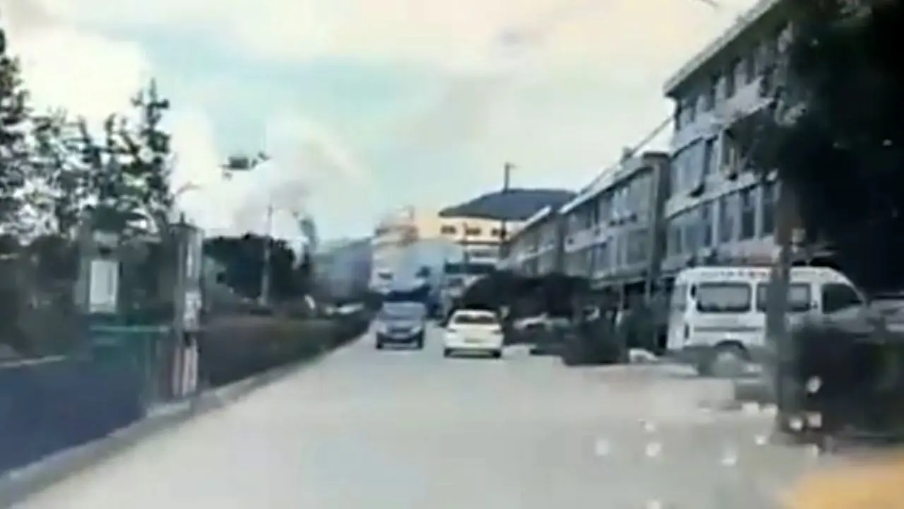 انفجار یک کامیون نفتکش در «چه‌جیانگ» چین + ویدئو