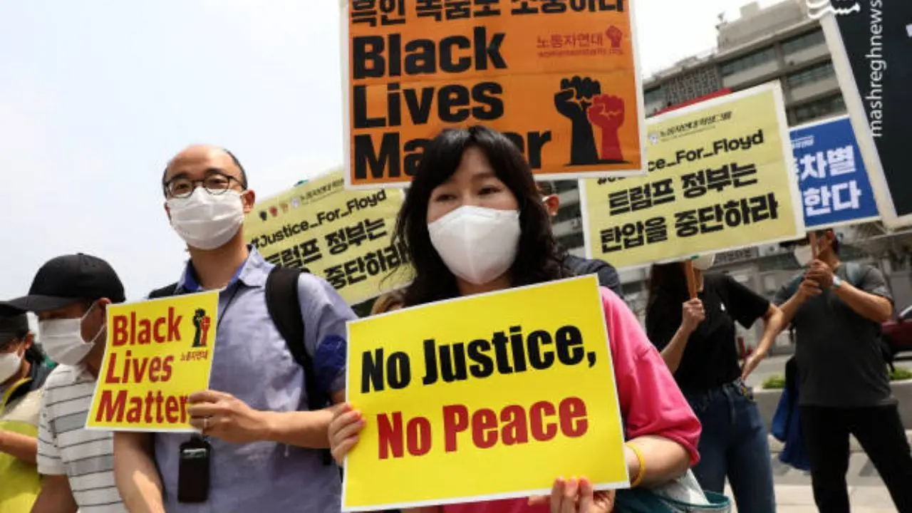 اعتراض شهروندان کره‌جنوبی به نژادپرستی