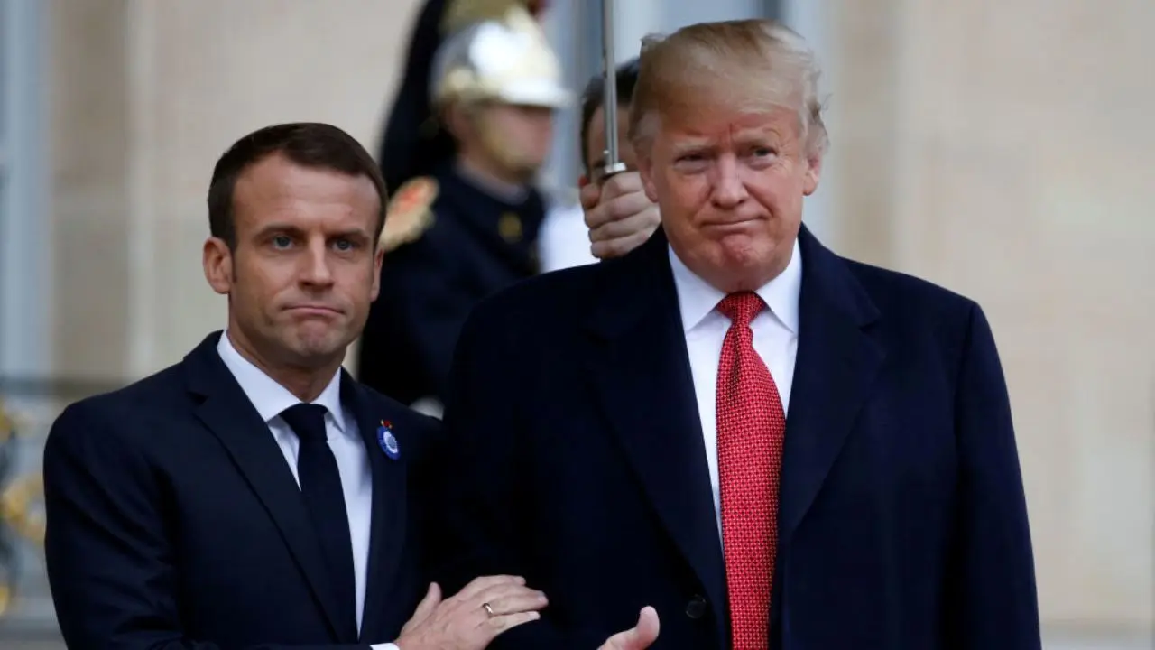 نظر ترامپ درباره رئیس جمهور فرانسه در کتاب جان بولتون