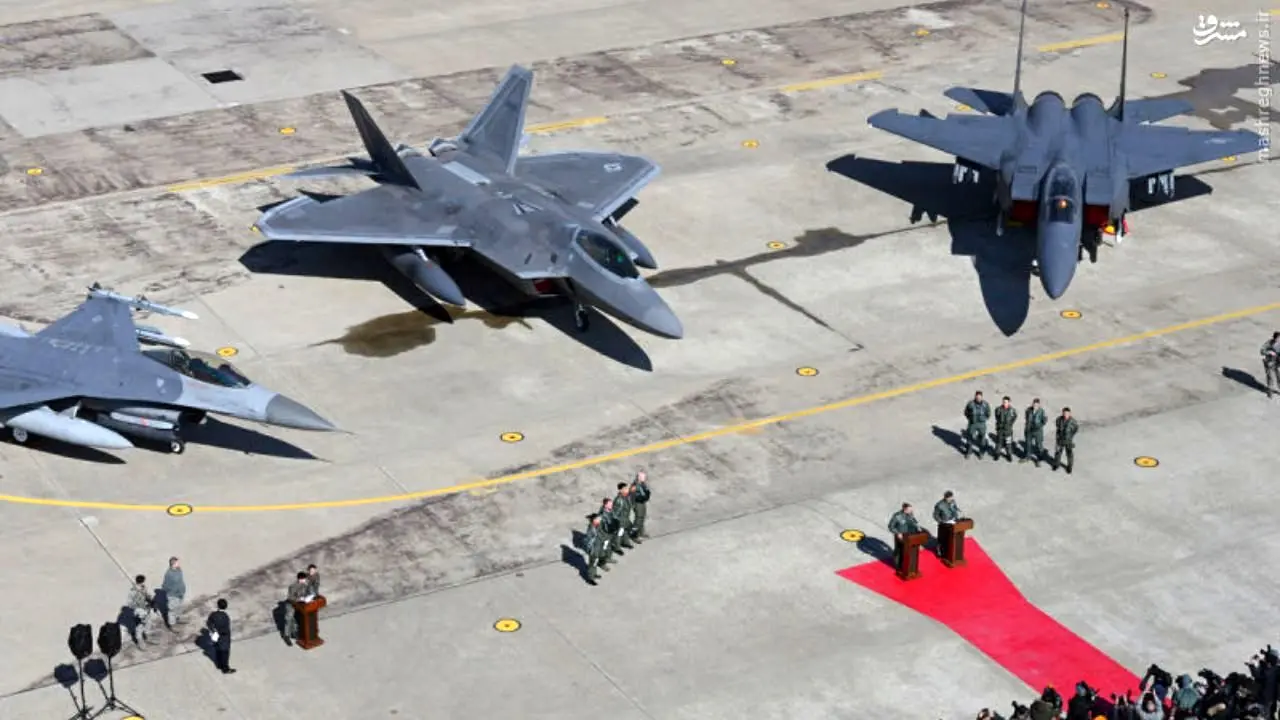 تنش میان دو کره/ افزایش سطح آمادگی نیروی هوایی کره جنوبی
