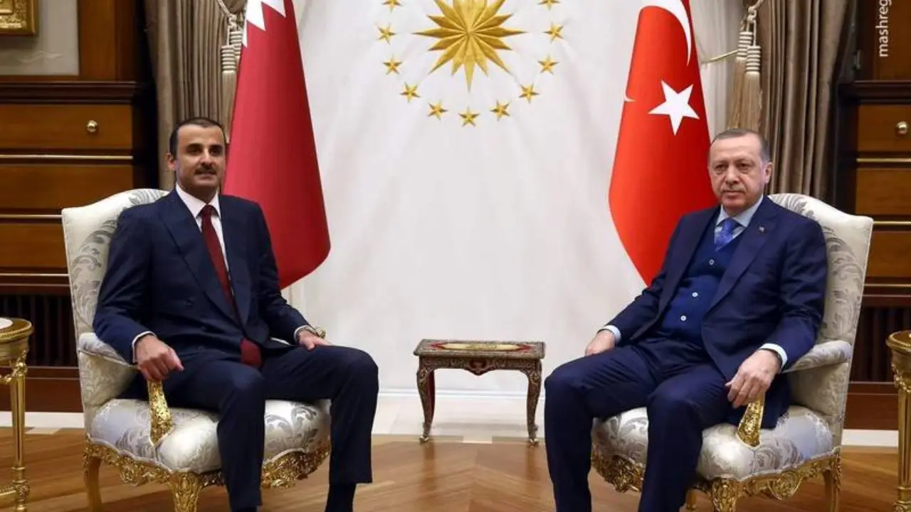 گفتگوی تلفنی اردوغان و امیر قطر درباره روابط استراتژیک دو کشور
