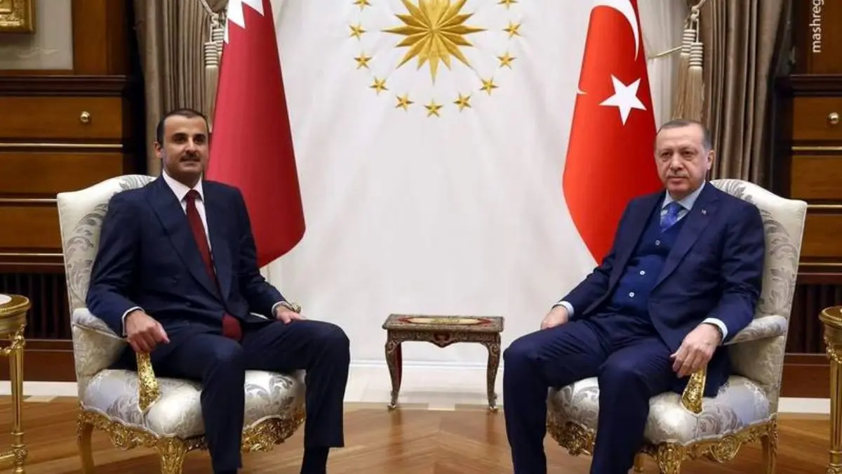 گفتگوی تلفنی اردوغان و امیر قطر درباره روابط استراتژیک دو کشور