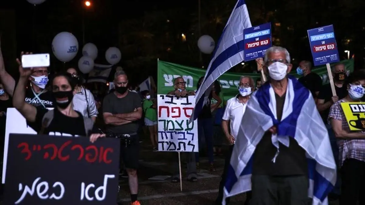 اسرائیلی‌ها در تل‌آویو علیه طرح الحاق کرانه باختری اعتراض کردند