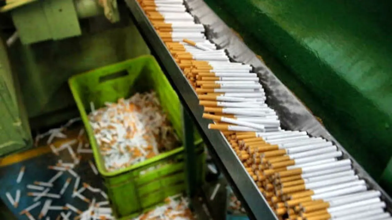 تولید سالانه سیگار از 54 میلیارد نخ گذشت