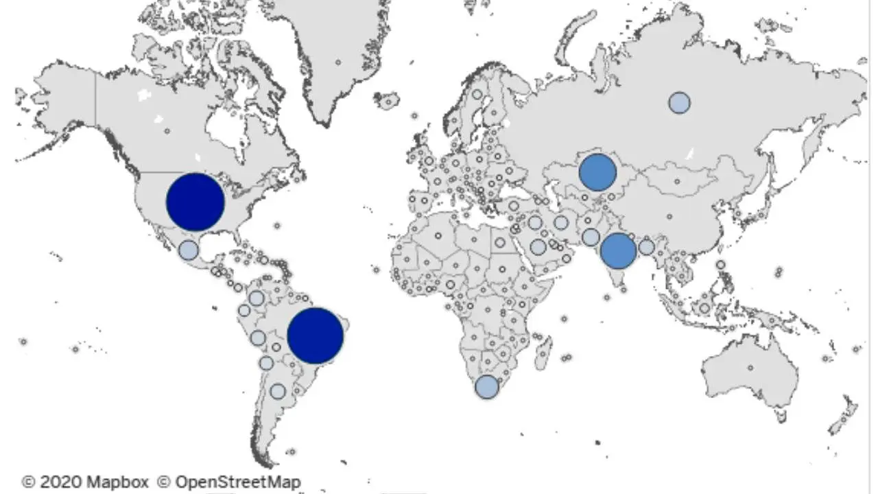 ویروس کرونا| هاروارد نقشه‌ای طراحی کرده که میزان شیوع کووید-19 را در کشورهای مختلف نشان می‌دهد