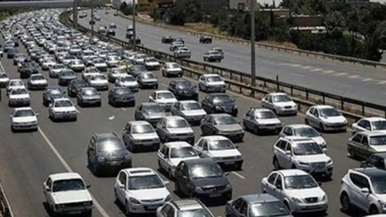 ترافیک نیمه سنگین در محدوده ورودیِ تهران