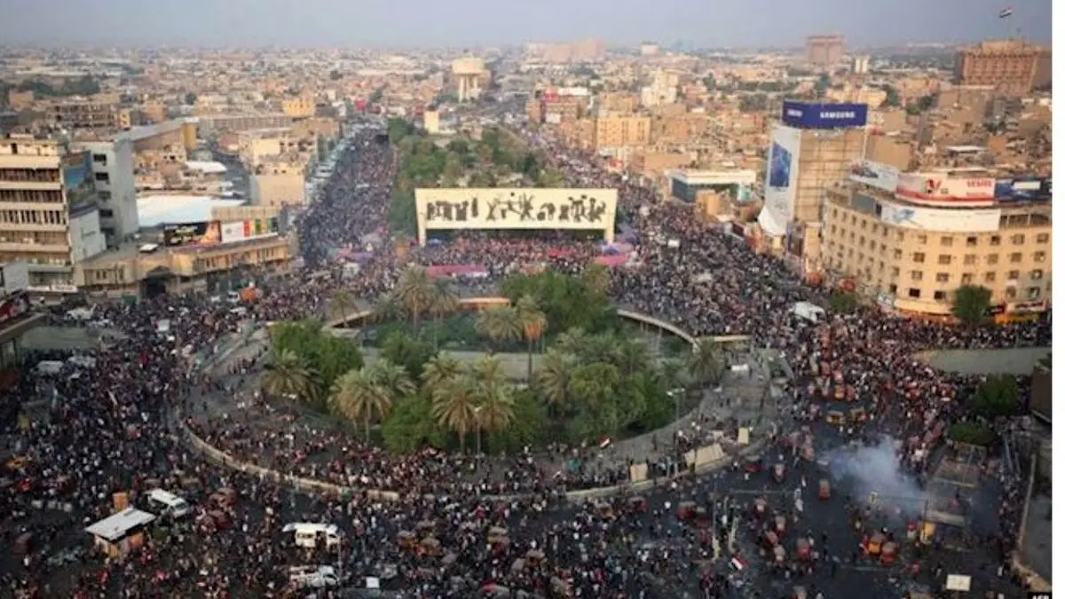 ربوده شدن دو فعال در اعتراضات میدان التحریر شهر بغداد