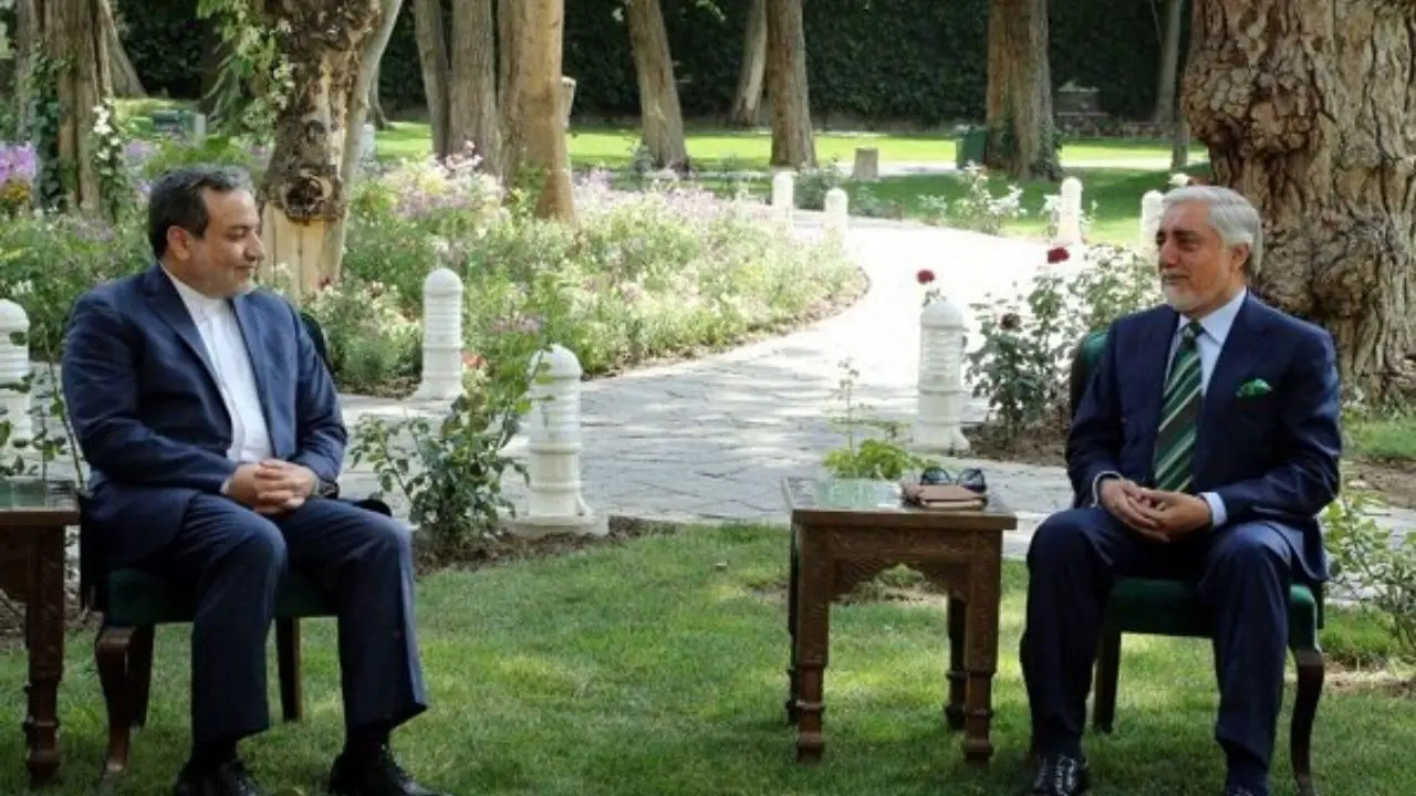 دیدار عراقچی با ‎رئیس شورای عالی مصالحه ملی افغانستان